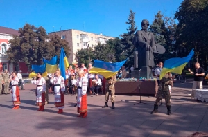 Колективи МБК на мітингу до Дня Прапора. 23.08.2018 р.